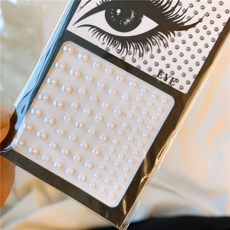 Eye And Face Decoration Patch Makeup Sticker Pearl Veneer Eye Makeup Eye And Face Decoration Patch Makeup Sticker Pearl Veneer Eye Makeup